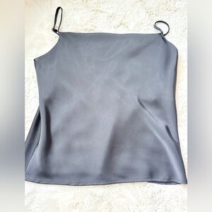 Elegant Black Satin Women's Top